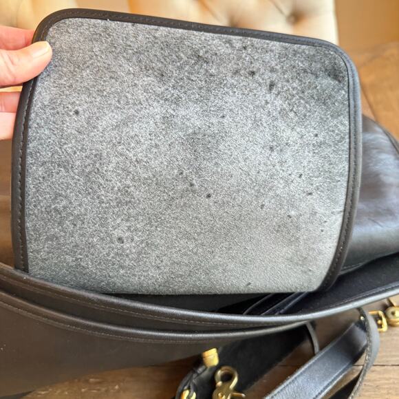 Vintage Coach Lexington Black Leather Briefcase Messenger Bag Turn Lock 5265 - Picture 13 of 16